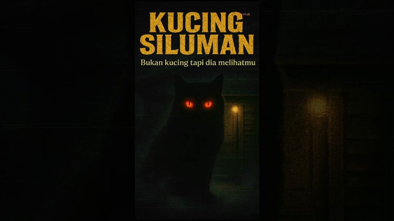 KUCING SILUMAN DESA TENGAH MALAM #KucingSiluman #CeritaMistis #HororDesa #shorts