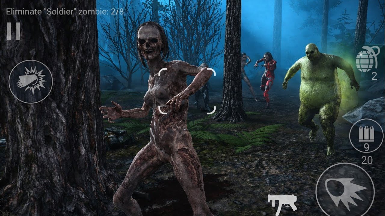 Zombie Forest Survival 😱 Ultimate Horror FPS Gameplay #zombie 