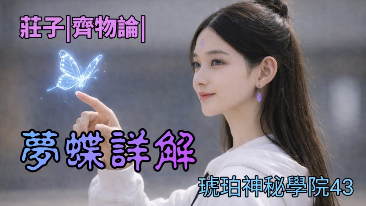 43,莊子|齊物論|莊周夢蝶深層解析|第二季完結。(琥珀神祕學院Amber Mystery School)👁️一個關於修行的頻道👁️(請開youtube字幕