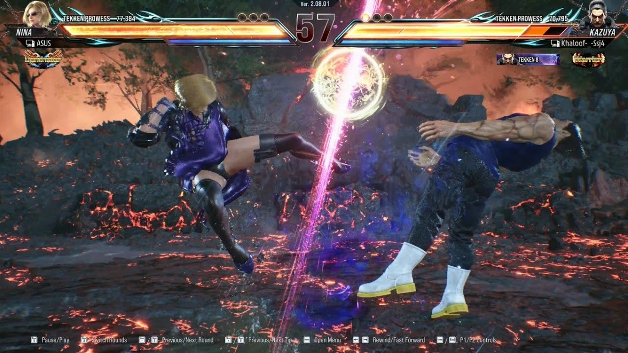 Kazuya vs Nina – This Fight Was INSANE! 🔥 Tekken 8