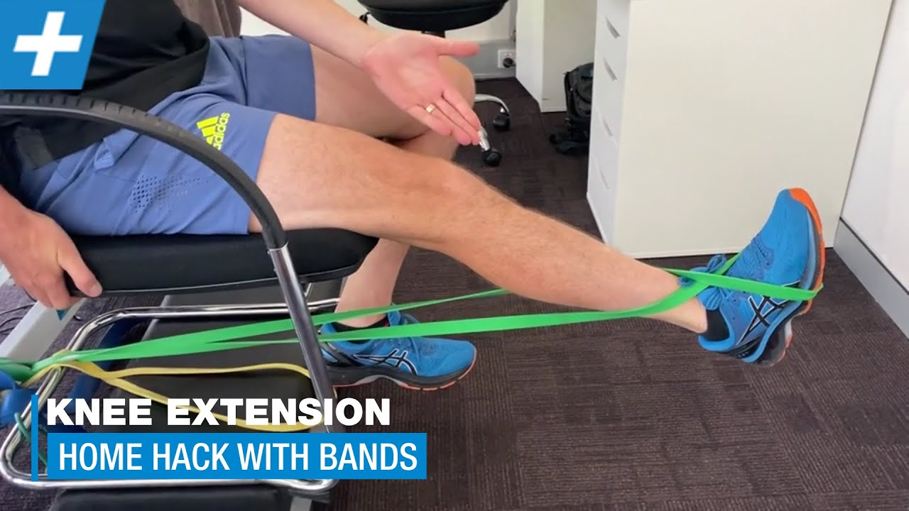 Home Hack - Knee Extension Strengthening | Tim Keeley | Physio REHAB