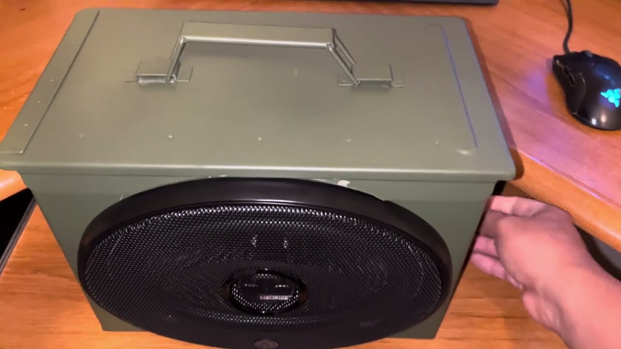 Bluetooth Ammo Can Boom Box