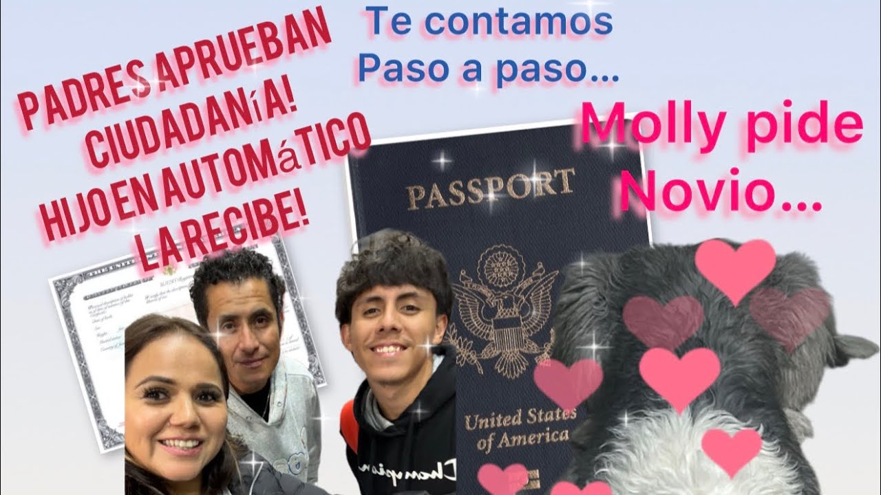 Así solicitamos pasaporte Americano de mi Hijo Residente en 🇺🇸/ Molly periodo Menstrual #ciudadanía 