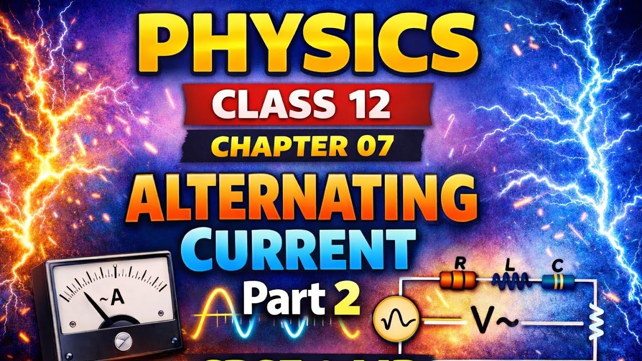 Class 12 Physics | Chapter 07 – Alternating Current (AC)  (PART 02)