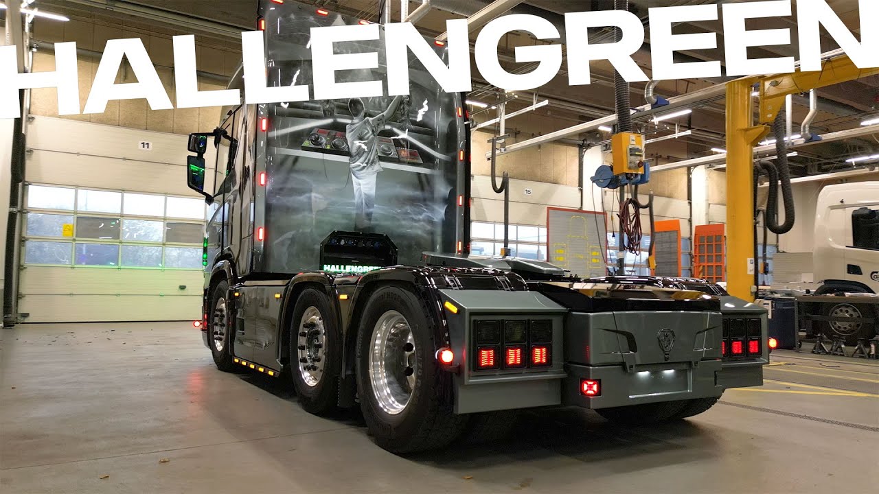 Hallengreen DJ-lastbilen
