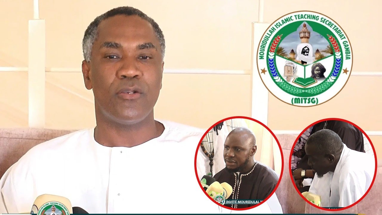ZIAR  MOURIDULAY ISLAMIC TEACHING SECRTRIAT GAMBIA SERIGNE KHADIM MBACKE MOUHAMED