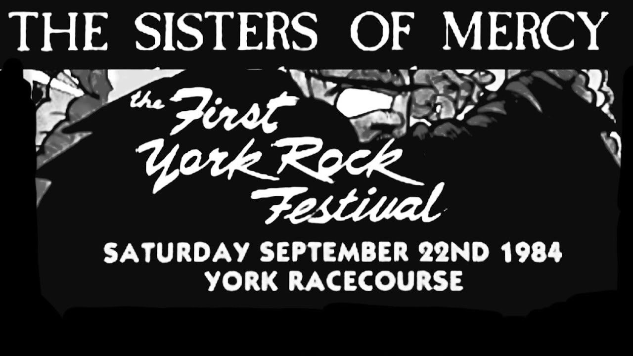 The Sisters Of Mercy - Racecourse Festival, York, UK - 22 sep 1984 (2 SOURCES) FULL VIDEO LIVE