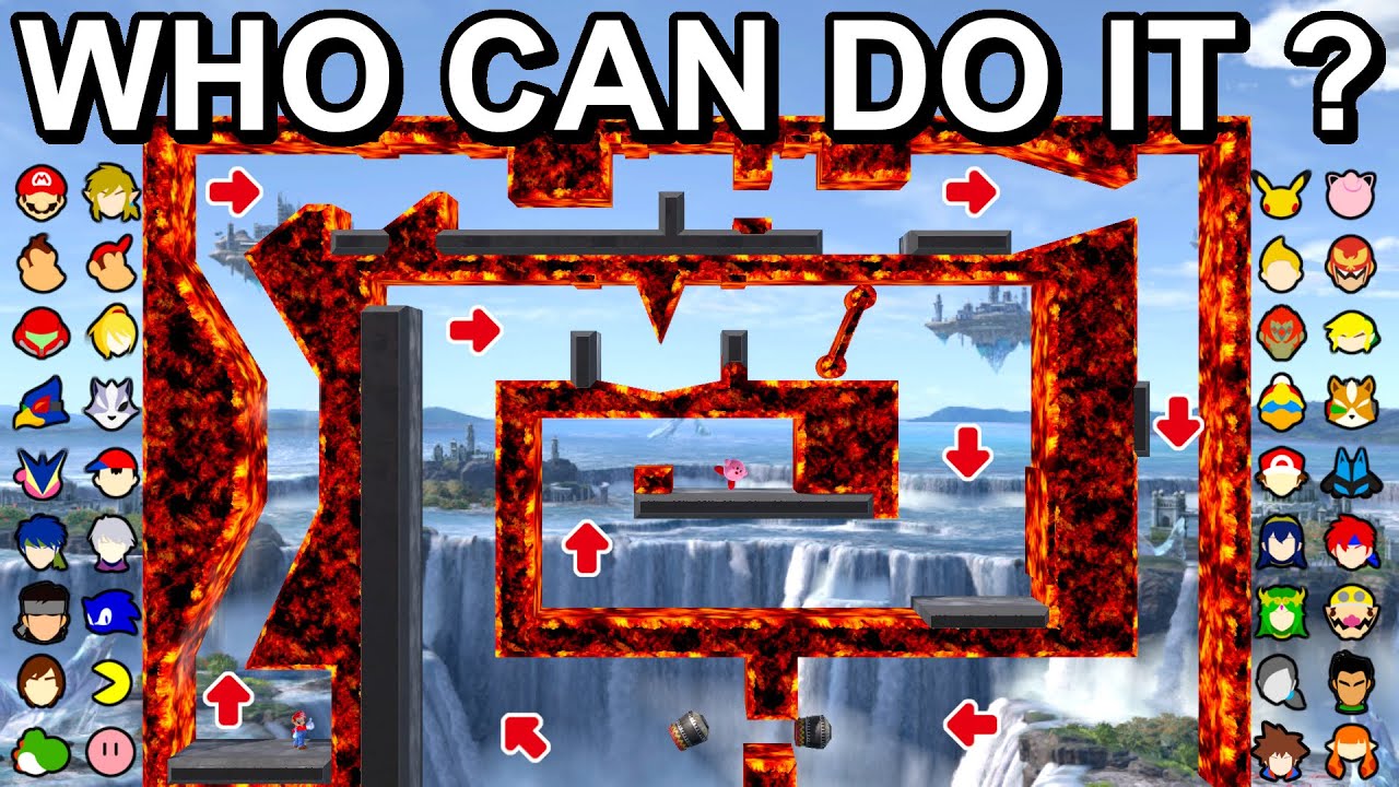 Who Can Make It? 7th Lava Maze  - Super Smash Bros. Ultimate