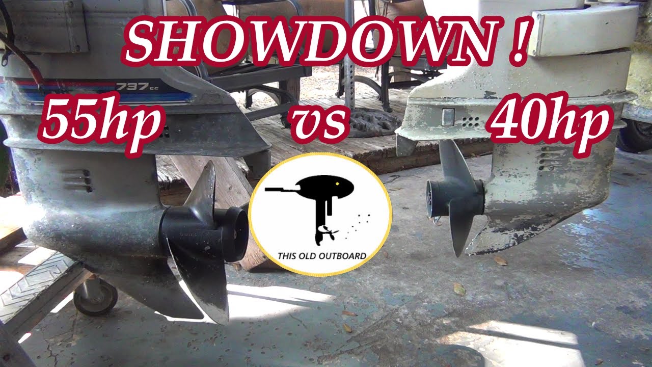 Johnson 40 hp Vs. Evinrude 55 hp! WILL IT BE FAIR! The Swap pt 1
