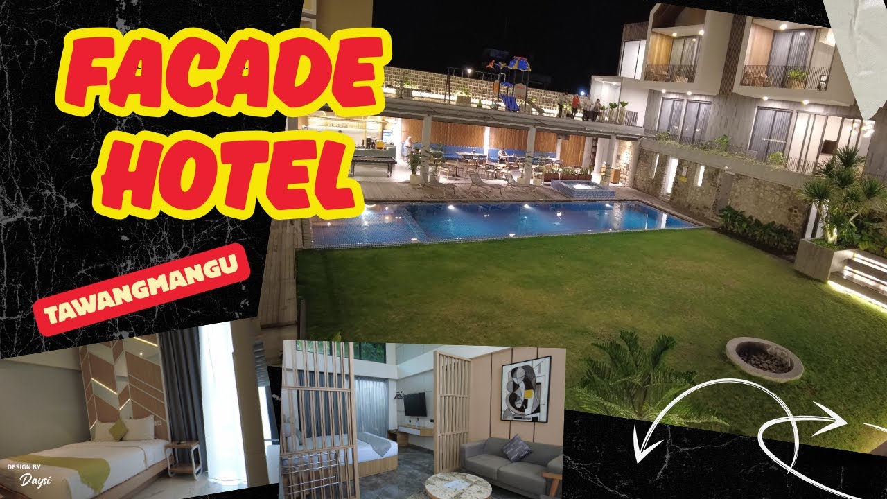 HOTEL DENGAN PERPADUAN DESAIN MODERN, KENYAMANAN DAN KEINDAHAN ALAM || FACADE HOTEL TAWANGMANGU