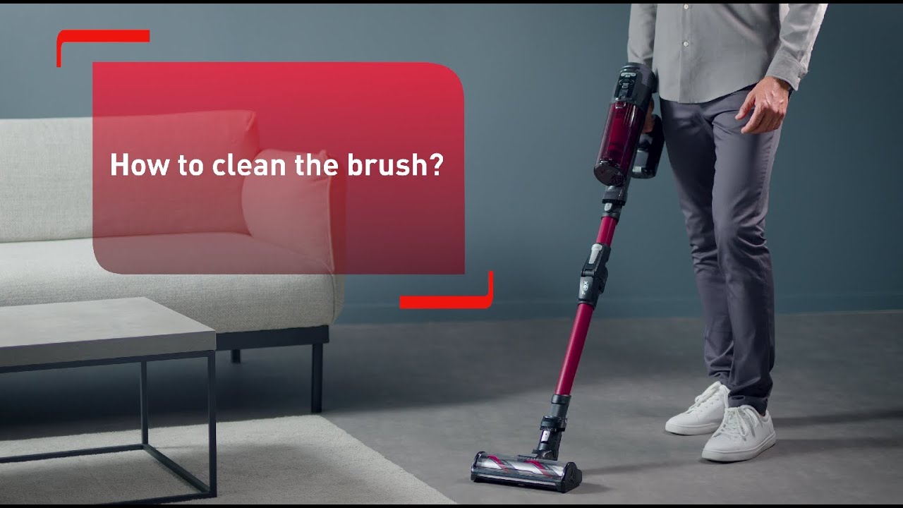 How to clean the brush on Tefal X-Force Flex 12.60 Neo - 13.60 - 14.80 - 16.60