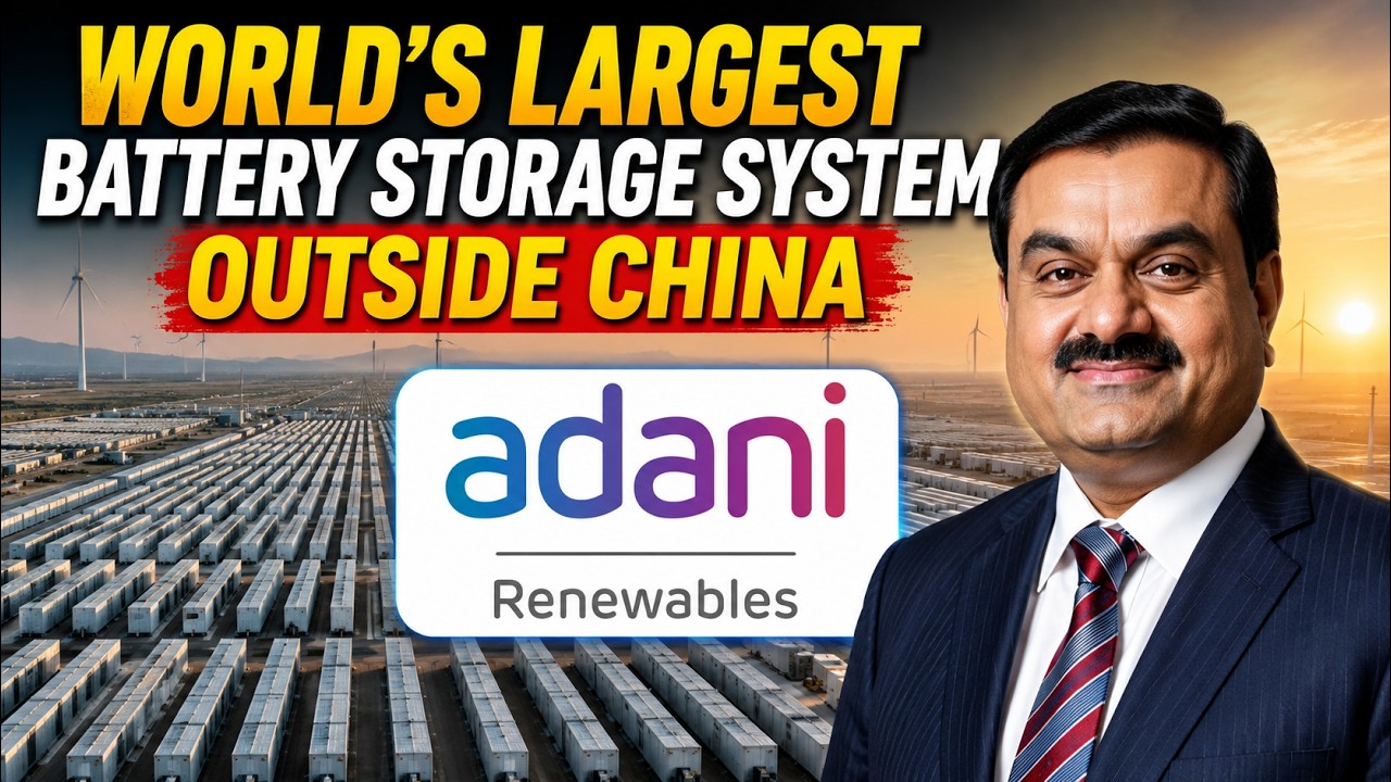 Adani Green ввела в эксплуатацию крупнейшую в мире аккумуляторную систему хранения энергии на одн...