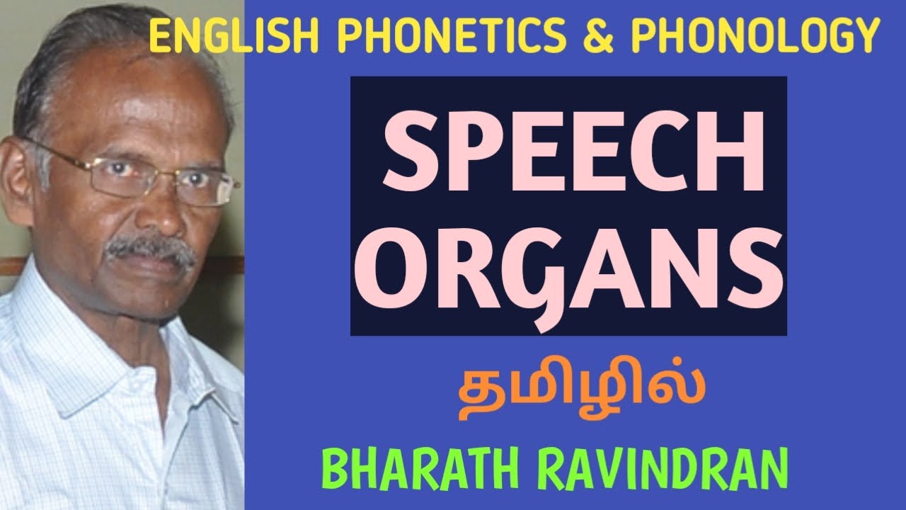 English Phonetics and Phonology - The Organs of Speech / in Tamil /Bharath Ravindran/Bharath academy