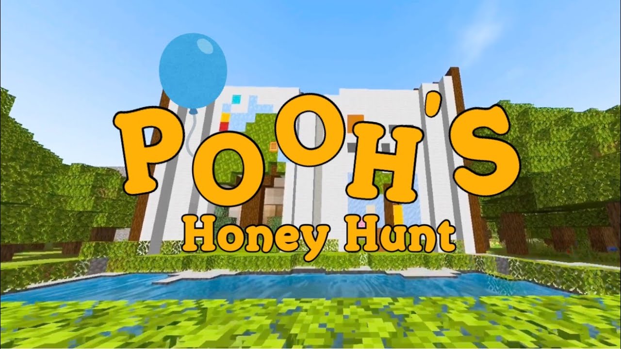 【ディズニー】プーさんのハニーハントを再現！？【マイクラPE】［POOH's Honey  Hunt］［Minecraft］