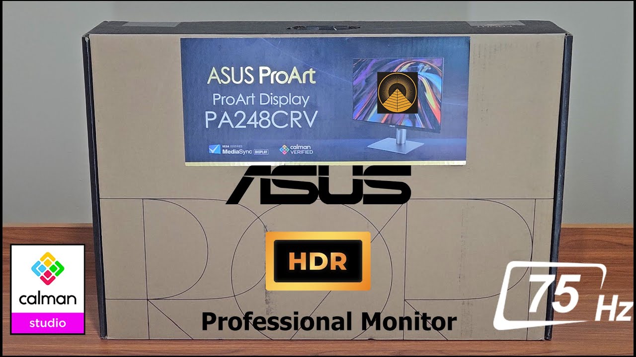 ASUS Pro Art Display PA248CRV Unboxing