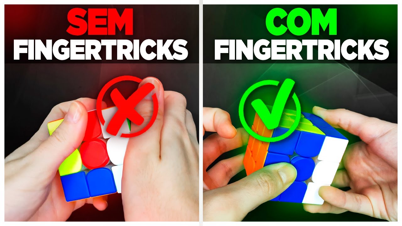 CUBO MÁGICO: aprenda os FINGERTRICKS INICIANTES e abaixe seus tempos!