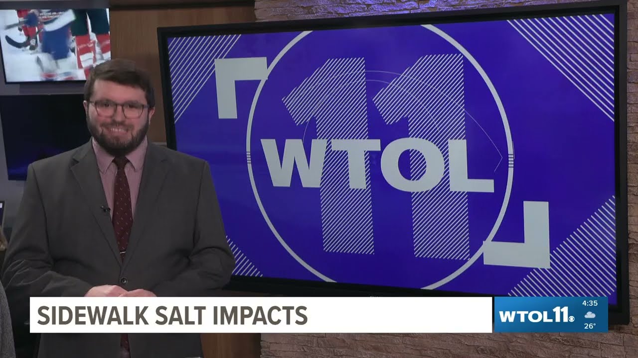 WTOL 11: Sidewalk Salt Impacts
