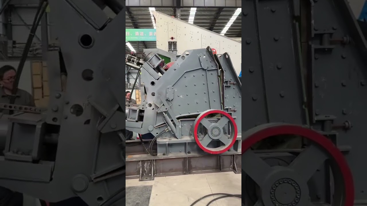 impact crusher testing, display, by Shengmao Machinery
