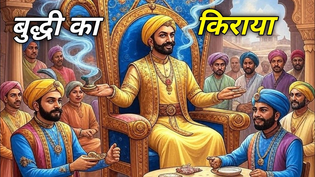 बुद्धि का किराया: बीरबल ने लालची व्यापारी से वसूला हवा का किराया | Akbar Birbal | hindi kahani