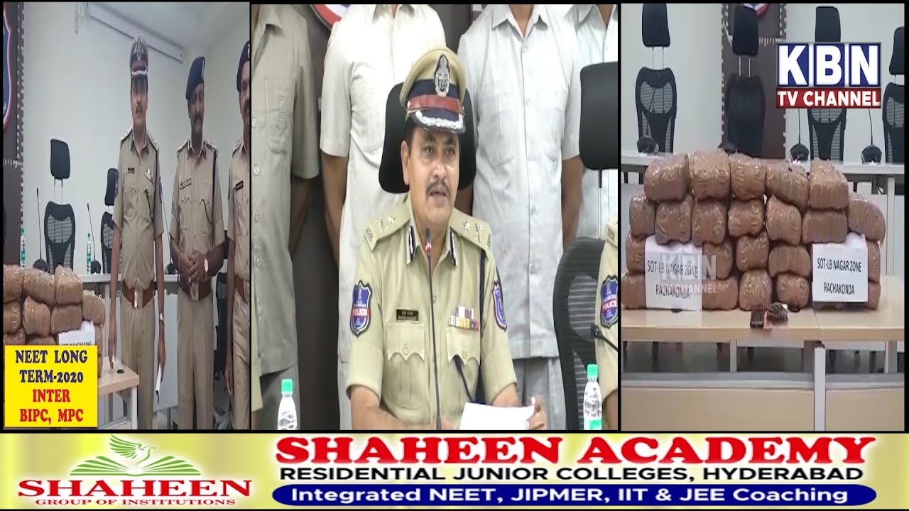 Ganja Smuggling Racket Busted, Five held Seized 51 Kgs Ganja|Rachakonda Commissionerate