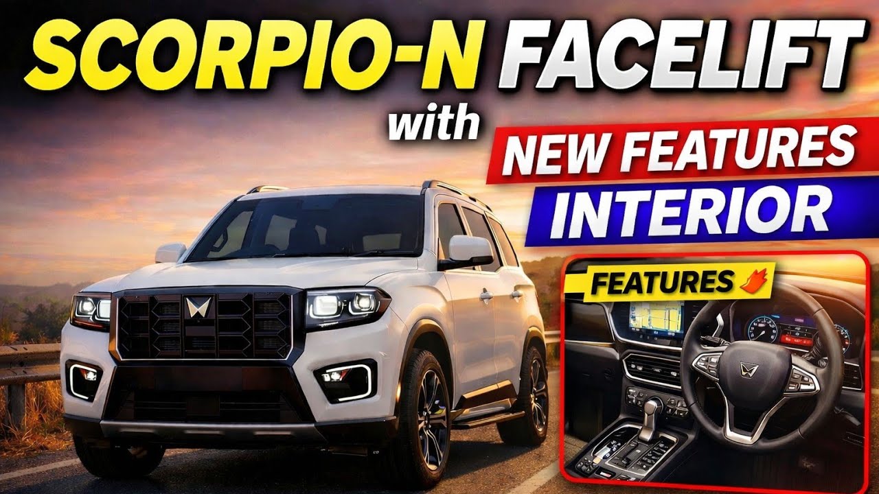 Scorpio N Facelift 2026 Spied With New Features Interior Looks price 