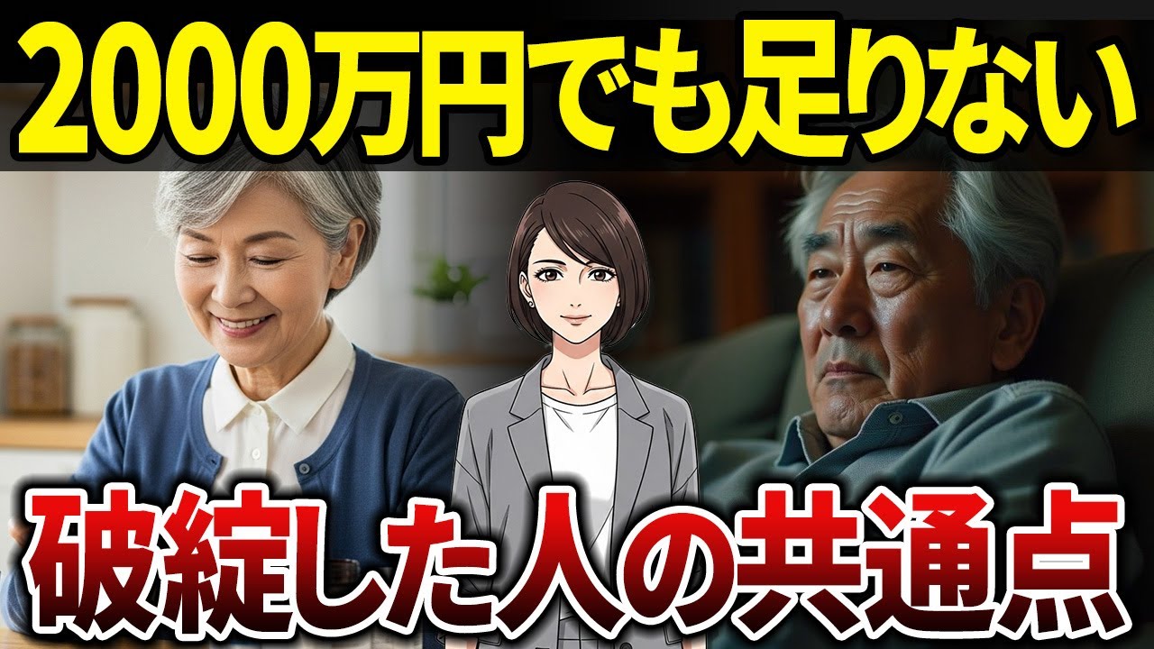 【シニアの体験談】老後2000万円あれば安心と思っていた人たちが破綻した理由とは？【シニアの口コミ】