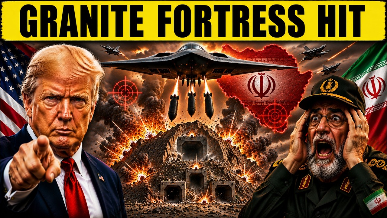 30,000 POUNDS HIT IRAN'S GRANITE FORTRESS, THEN THIS HAPPENED