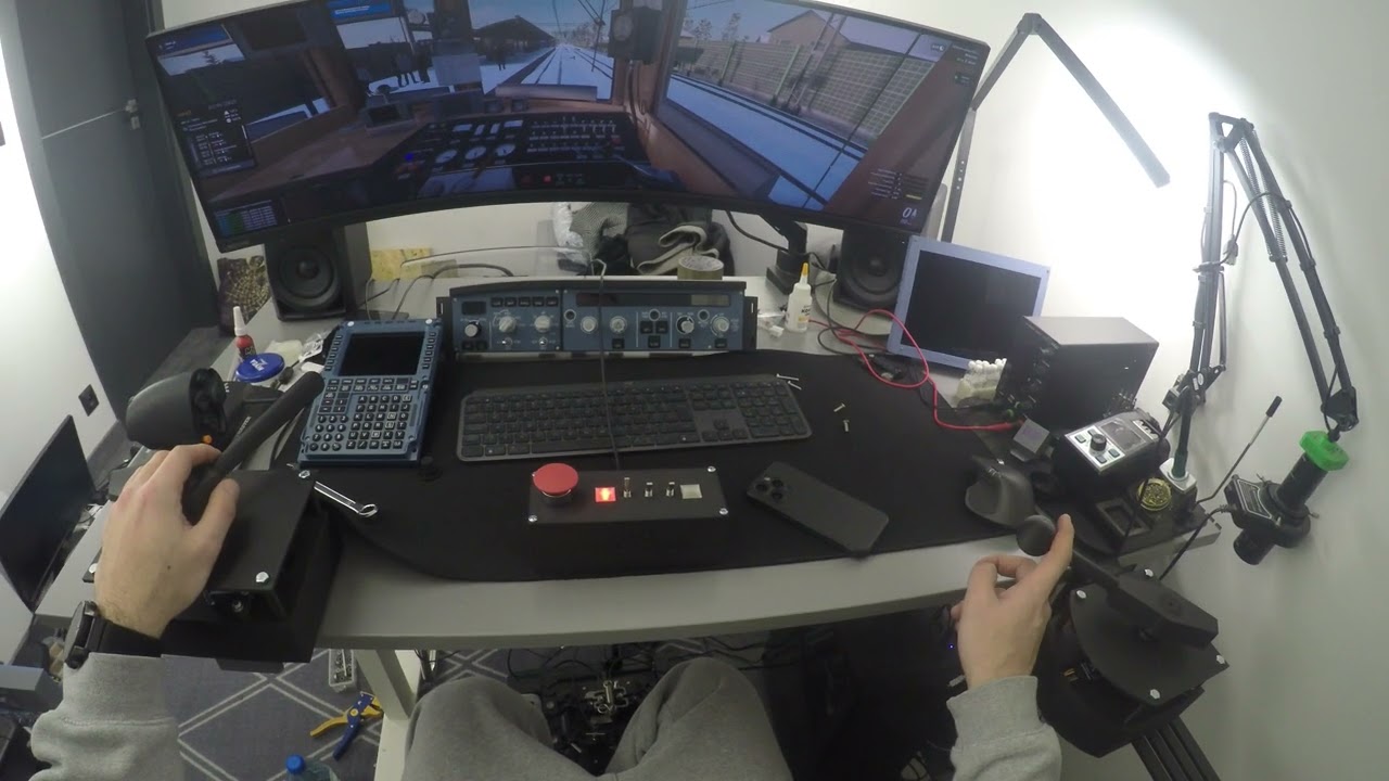 EN57 kibel SIMRAIL Maszyna Train Driver 2 DIY joystick nastawnik PKP