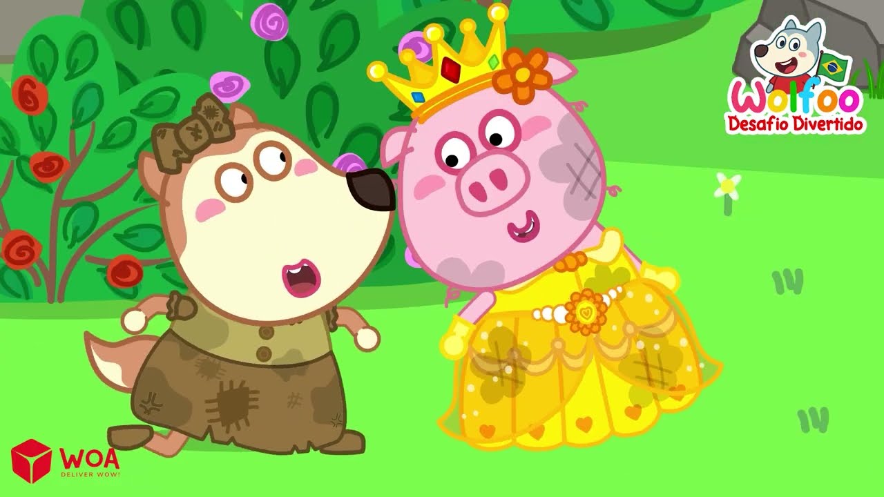 Oh Não, Mamãe! Mamãe Grávida Cometeu um Boo Boo! 😓👀 Wolfoo Desafio Divertido