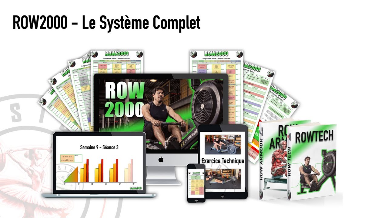 ROW2000 - Programme d'Entraînement au Rameur indoor