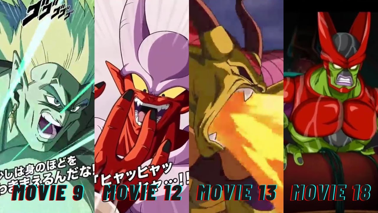One DBZ Dokkan Battle Animation From Every Dragon Ball Movie Villain