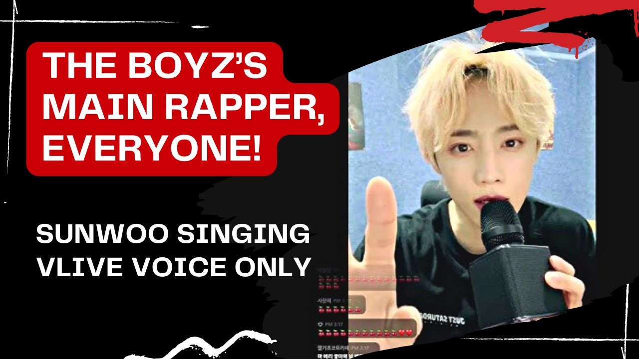 [Lyrics] THE BOYZ (더보이즈) Kim Sunwoo (김선우) Singing on Vlive Voice Only 210208