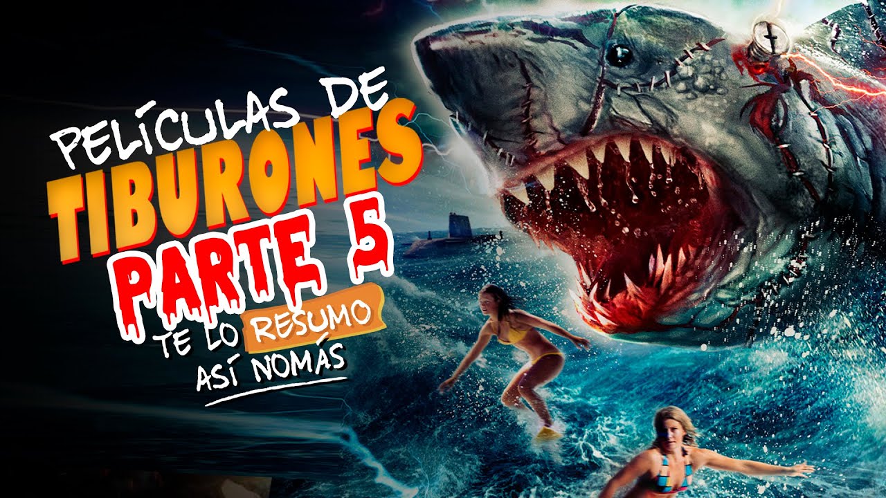 3 Películas De Tiburones | Un Tiburón Zombie, Un Tiburón Piraña y Tiburón Frankenstein | #TeLoResumo
