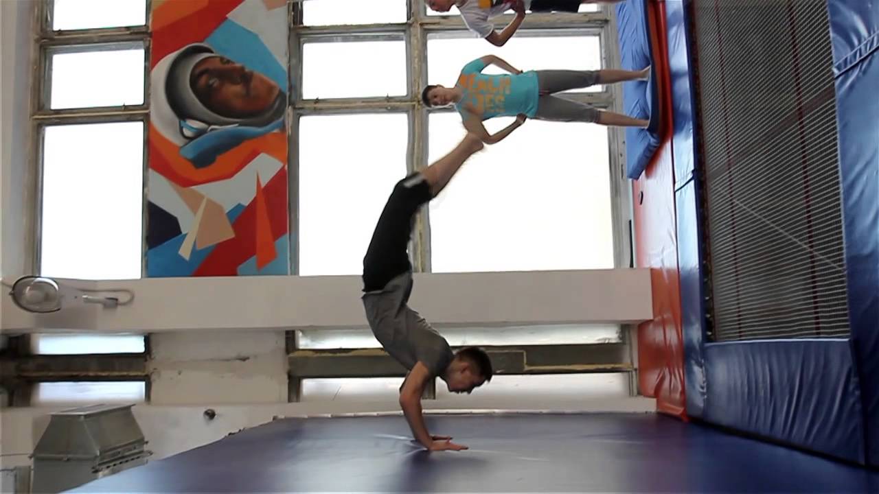 Полёты на батуте!