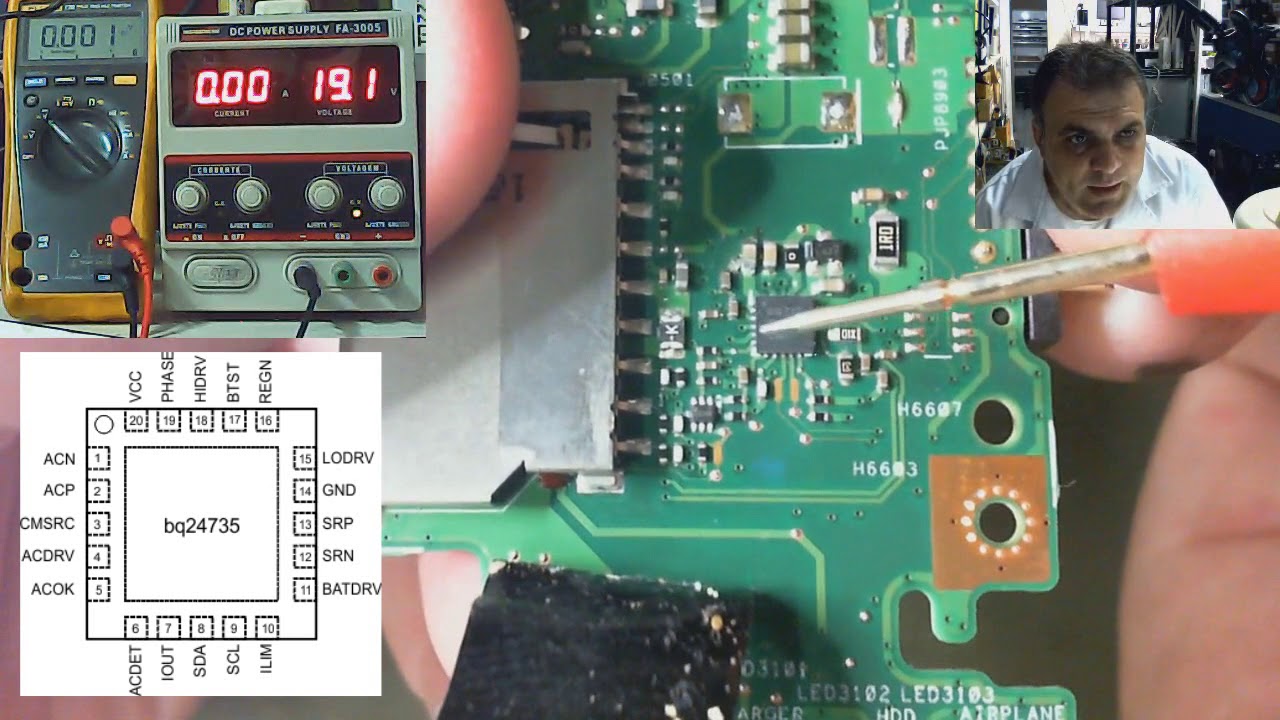 Notebook ASUS Z550S não liga (morto). Conserto passo a passo 2019.