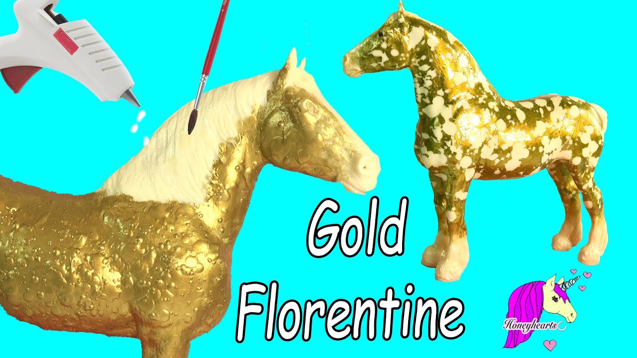 How To Make Custom Breyer Gold Florentine Horse | Do It Yourself Melting Wax + Painting Craft Video