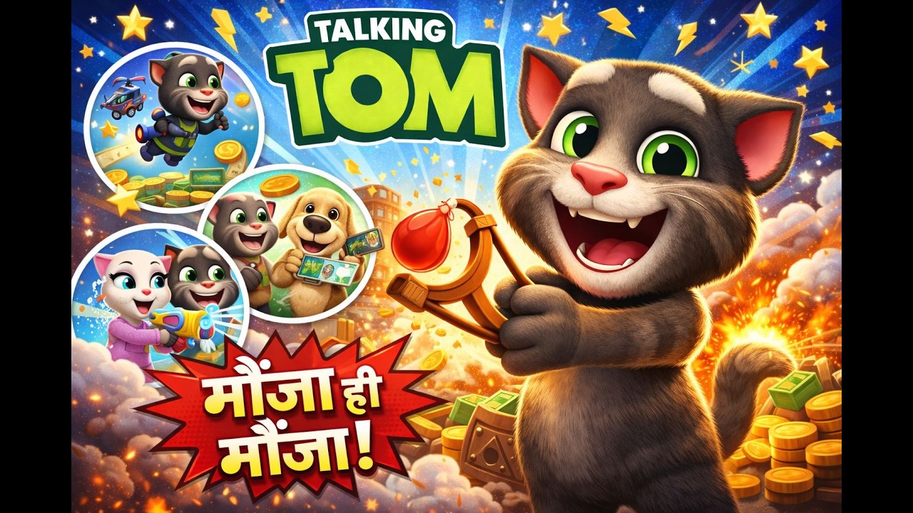 talking tom full fun