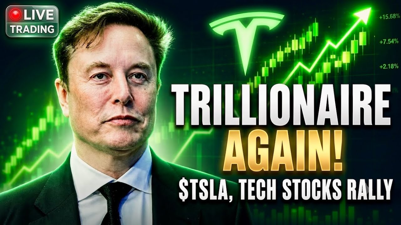 Semiconductors Huge Rebound 📈 $TSLA Soars +8% | Live Trading Stock Market Today