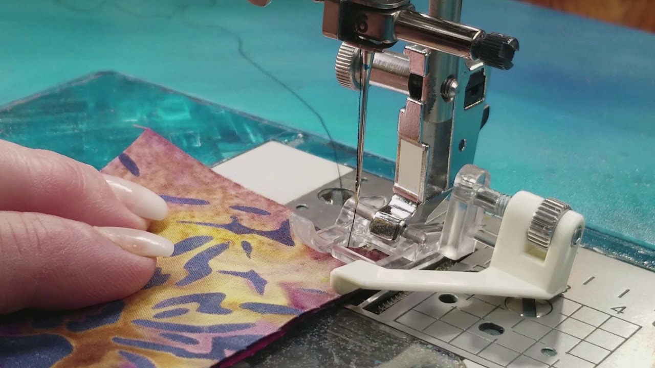 Creative Feet - Use the Satinedge Foot to Sew Perfect Quarter Inch Seams