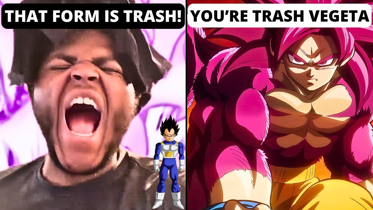 VEGETA HATES GOKU SUPER SAIYAN 4