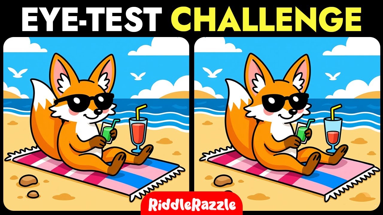 Spot the Difference Challenge | Can You Find All 15 Differences? 🧩👀 (5 Puzzles)