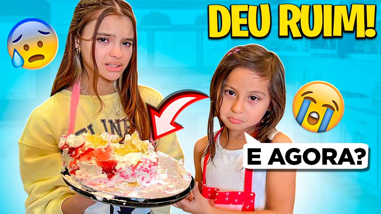 FIZEMOS UMA FESTA DE ANIVERSARIO SURPRESA PRA NOSSA MÃE!! A Chloe derrubou o Bolo! 🎁