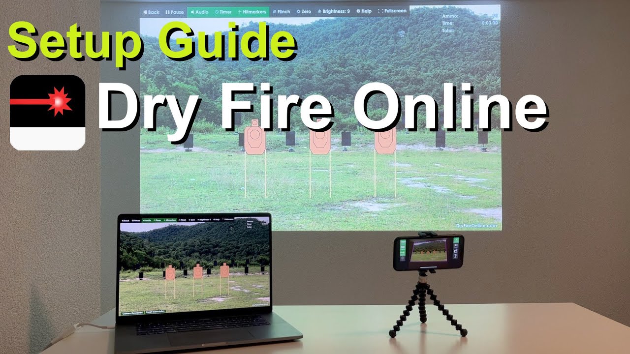 Dry Fire Online Laser Training Detailed Setup Guide 2023