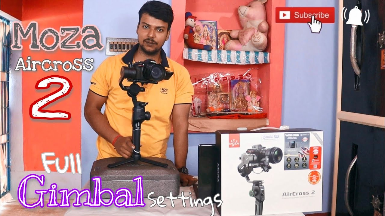 Gimbal ka Balance & Full Settings | Moza Aircross 2 ka Vibration problem | how to balance gimbal