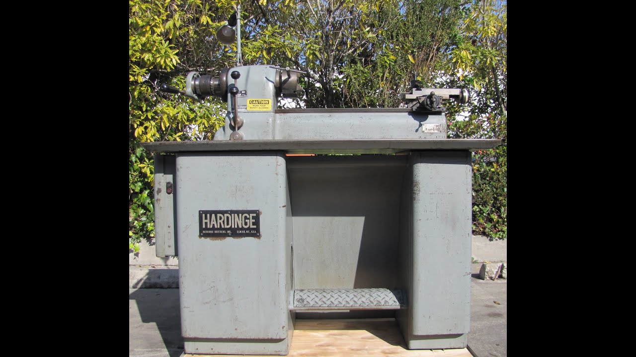 Hardinge DV59 Precision Lathe with Compound Cross Slide and 5&rdquo; Jaw Chuck DV-59