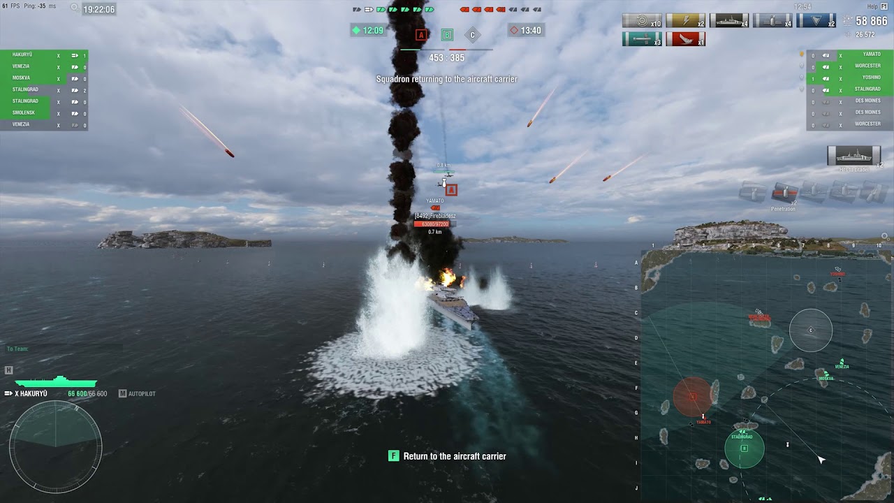 World of Warships Clan Battles 8492 v Anz4c Crash Zone Alpha