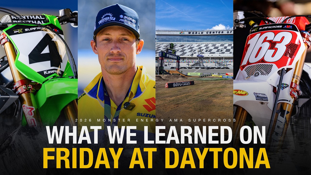 Chisholm testing for Sexton, Sexton's injury, Daytona SMX round, & more | What we learned on Friday