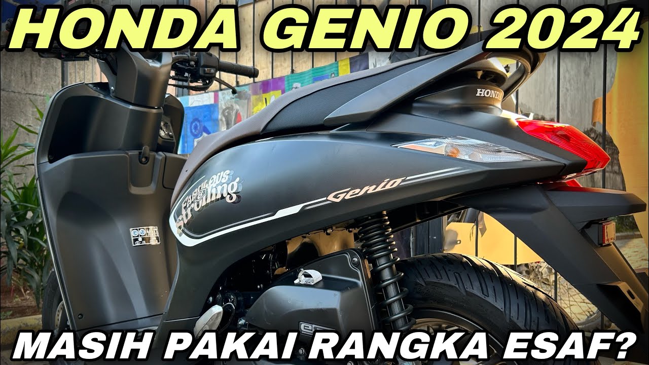 HONDA GENIO 2024 CBS ISS MATTE BLACK