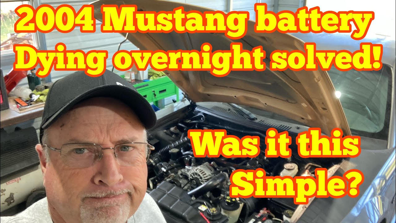 Аккумулятор Mustang GT 2004 года выпуска разрядился за ночь. Вот что я обнаружил. Возможно, это к...