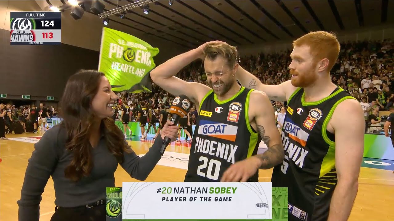 Натан Соби после игры против Иллаварры Хокс (16-й раунд, NBL26)